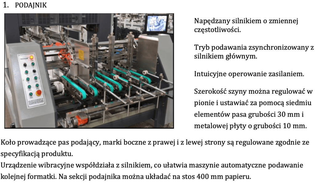 Nowy zakup INFOGRAF w fabryce Rolam / XL-1100​